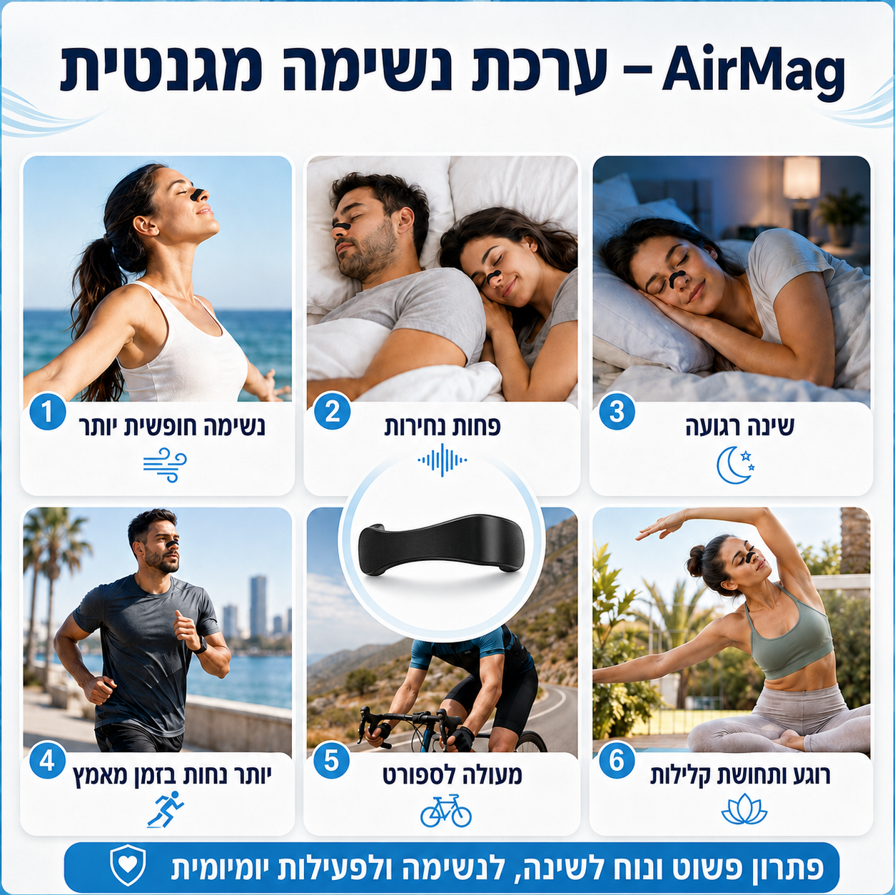 AirMag – ערכת נשימה מגנטית